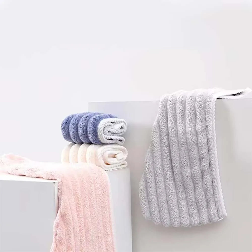 Gorro Secador de Pelo para Mujer, Gorro de Microfibra Grueso y Súper Absorbente para Secar el Cabello, Gorro de Secado Rápido, Toalla Turbante para el Pelo