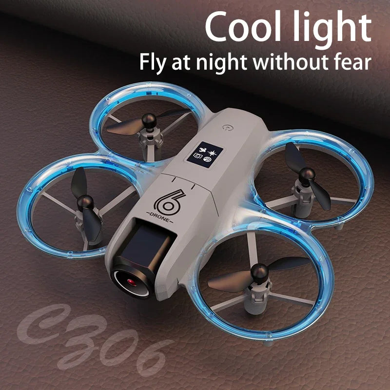 CZ06 Mini Dron 4k 480P Avión Profesional OVNI fpv drones wifi con cámara Avión de Control Remoto Juguete de Helicóptero Ligero