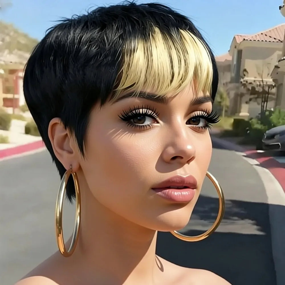Black & 613 Pixie Wig