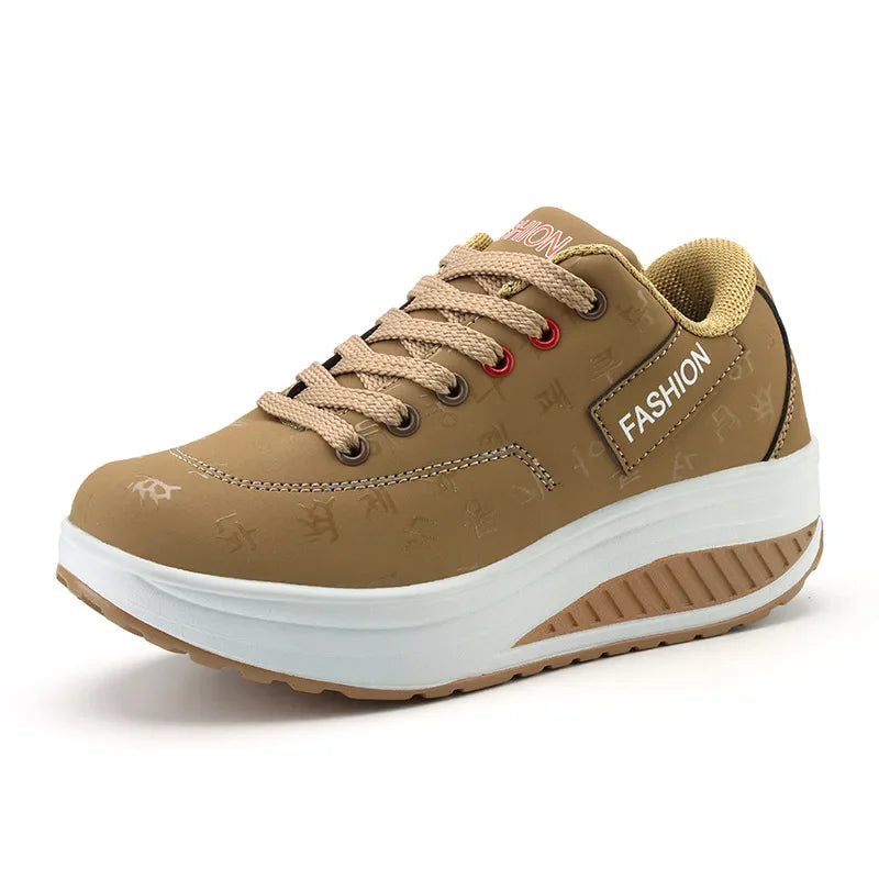 Zapatillas casual de plataforma para mujer
