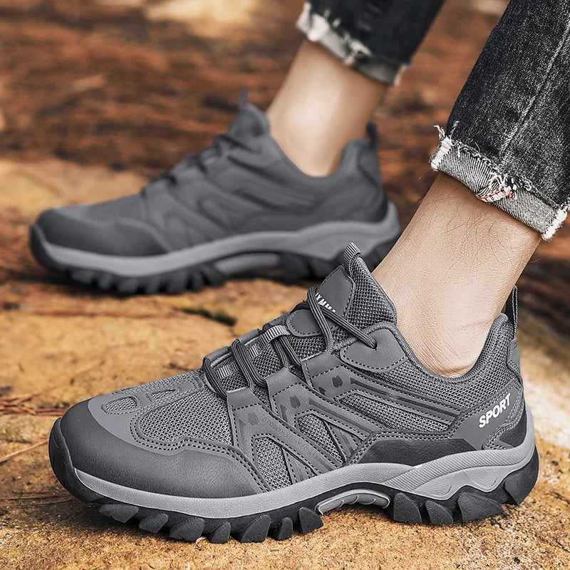 Zapatillas de Senderismo para Mujer y Hombre, Zapatos de Trekking al Aire Libre, Botas de Escalada, Acampada, Antideslizantes, Impermeables, para Caminar, Correr y Entrenar