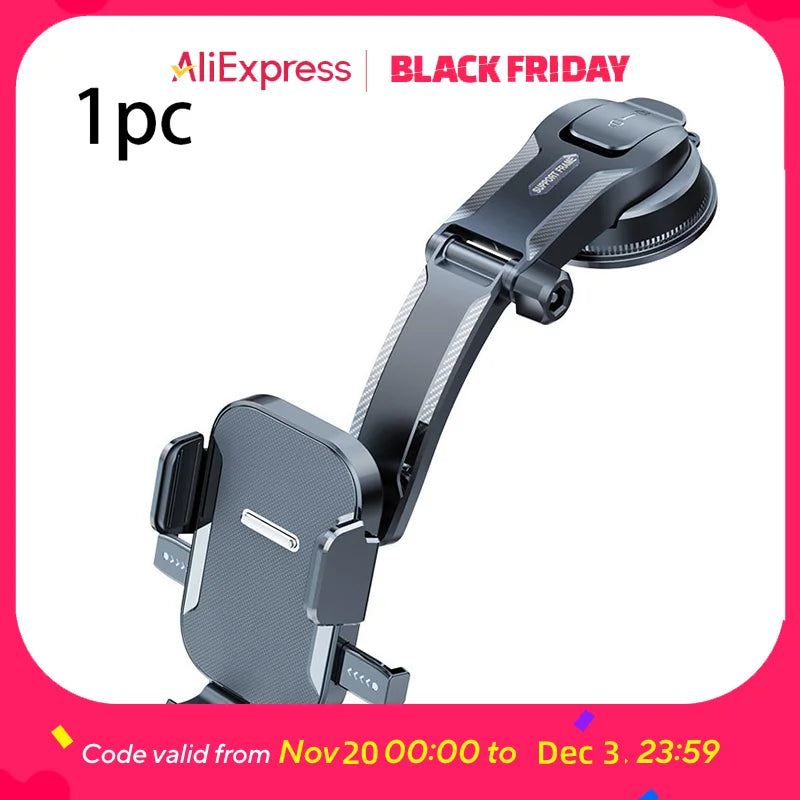 Car Phone Holder – Nano Flexible Silicone, 360° Rotation, Doesn't Block Screen, Compatible with Xiaomi Series (including Mi 14)