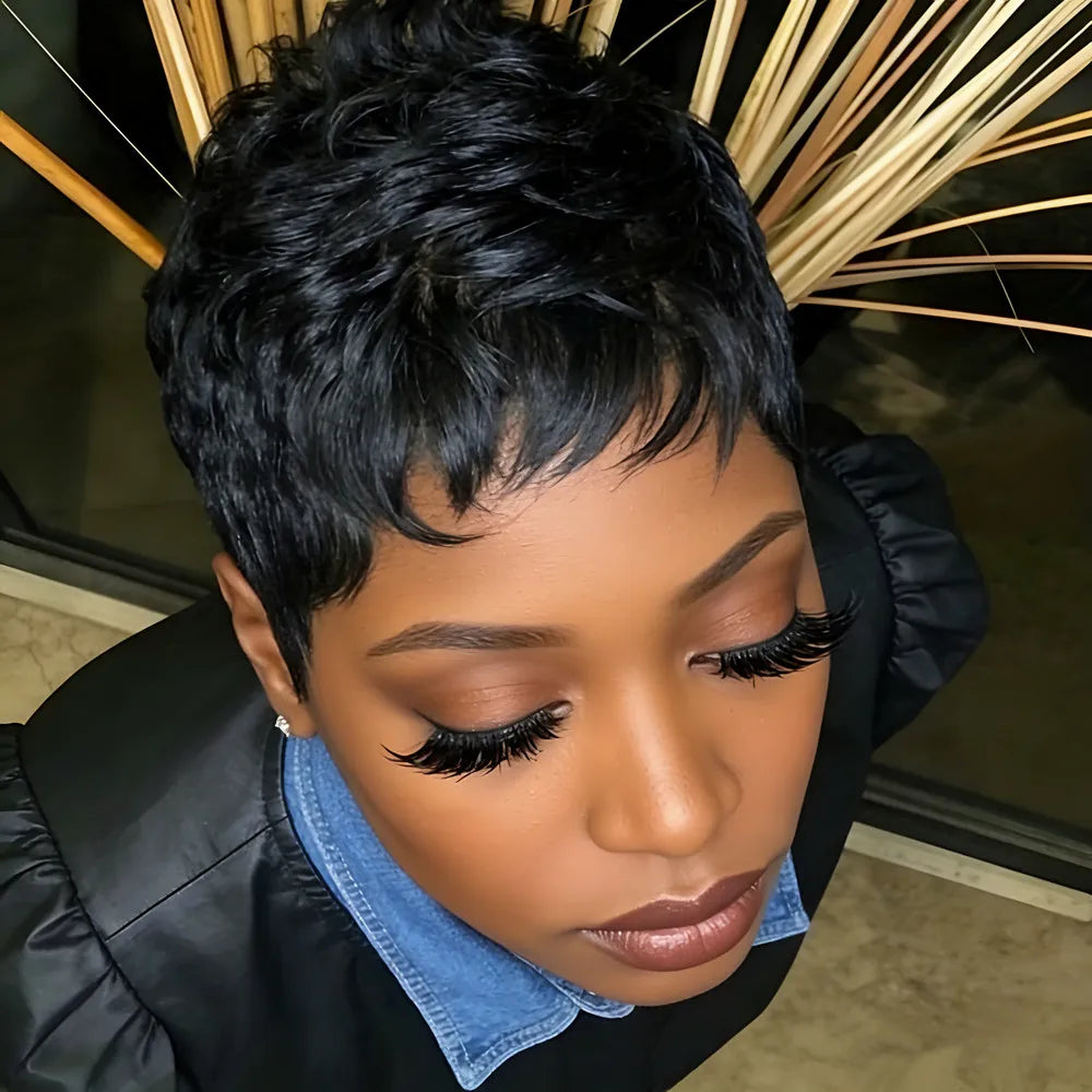 4" Layered Pixie Wig