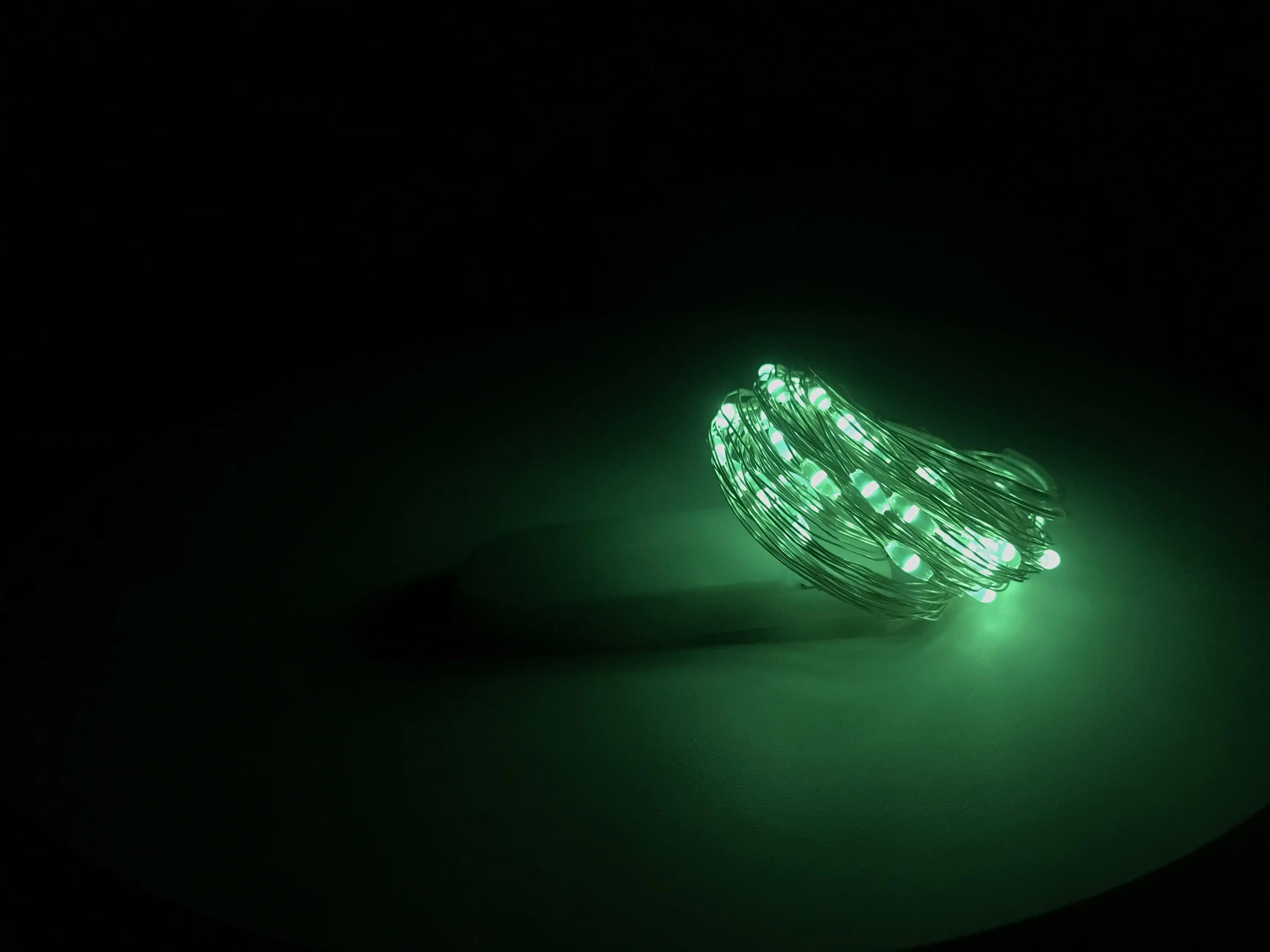 Luces LED de cadena, luz de noche, iluminación navideña, guirnalda de hadas de 1M, 2M, 3M, 5M, luz decorativa para Año Nuevo, boda, fiesta de cumpleaños