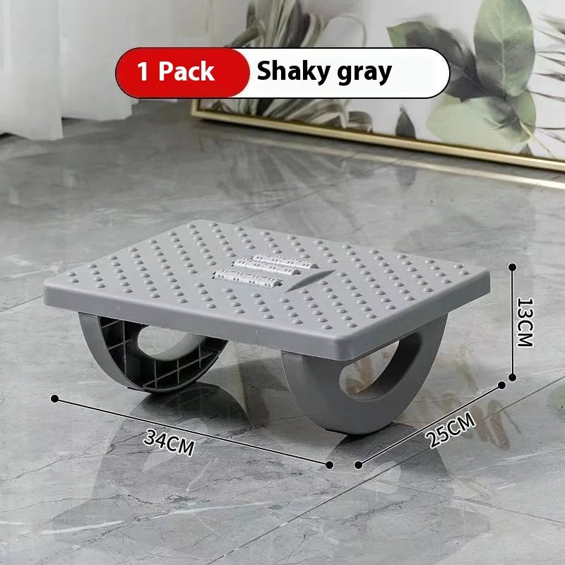 Reposapiés portátil para debajo del escritorio, reposapiés ergonómico con rodillos de masaje para la oficina en casa. Envío rápido.