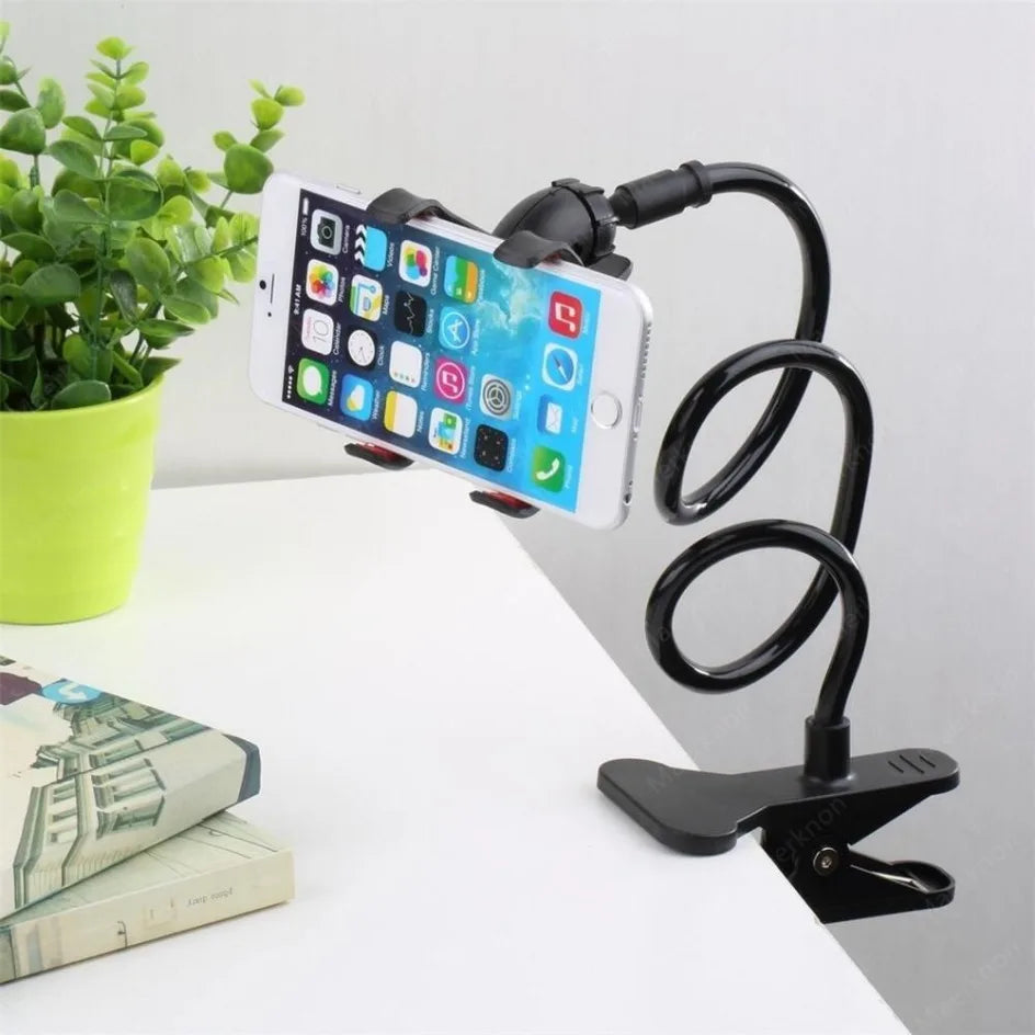 Soporte para teléfono móvil Flexible Ajustable Soporte para teléfono móvil Clip de soporte Teléfono Hogar Cama Soporte de escritorio Soporte para smartphone