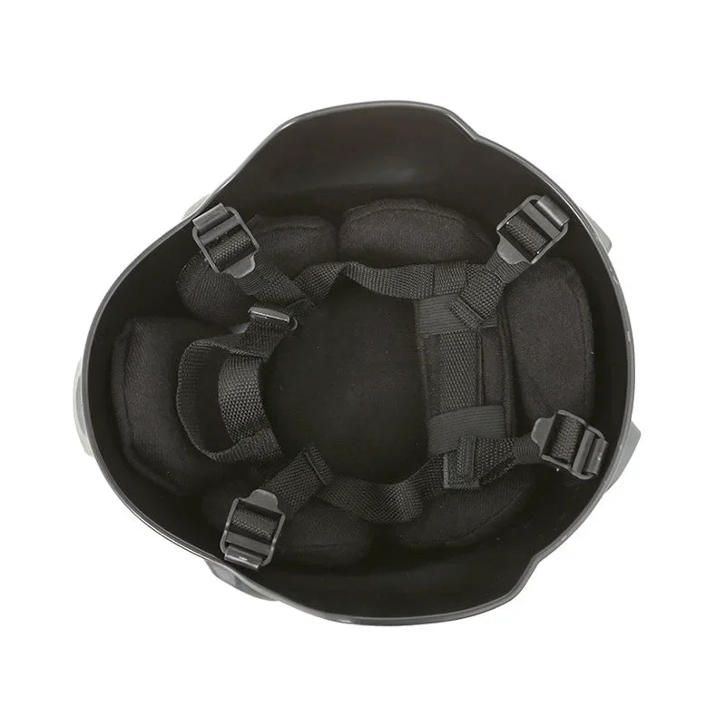 Casco protector FAST Helmet MICH2000 Airsoft MH Casco táctico Equipo de protección táctico para exteriores Paintball CS SWAT para montar