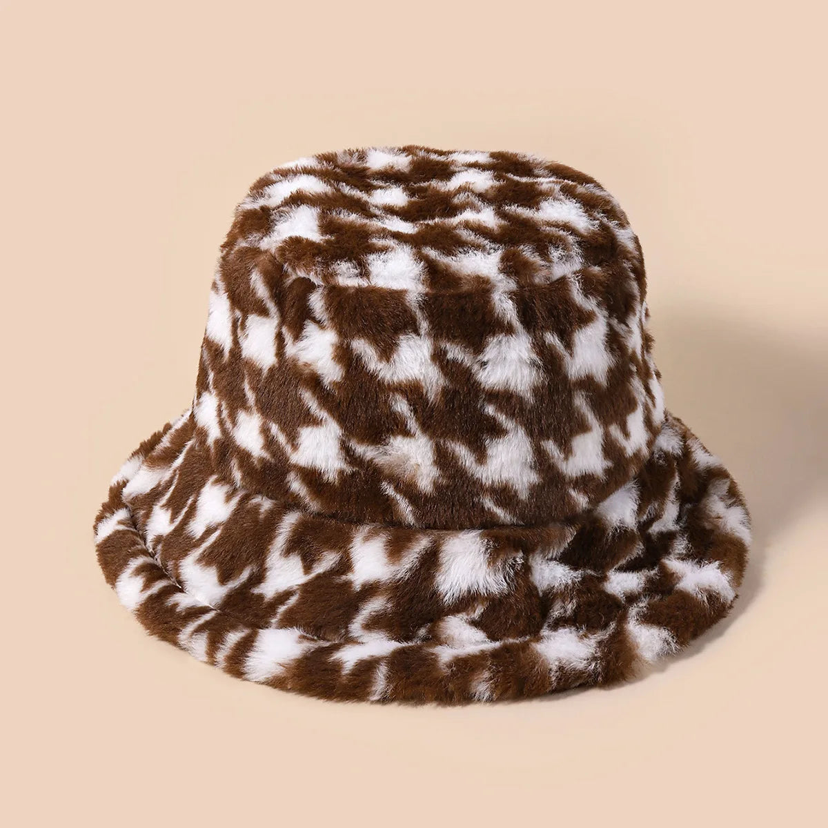 Women’s Reversible Winter Bucket Hat – Waterproof with Fleece Lining