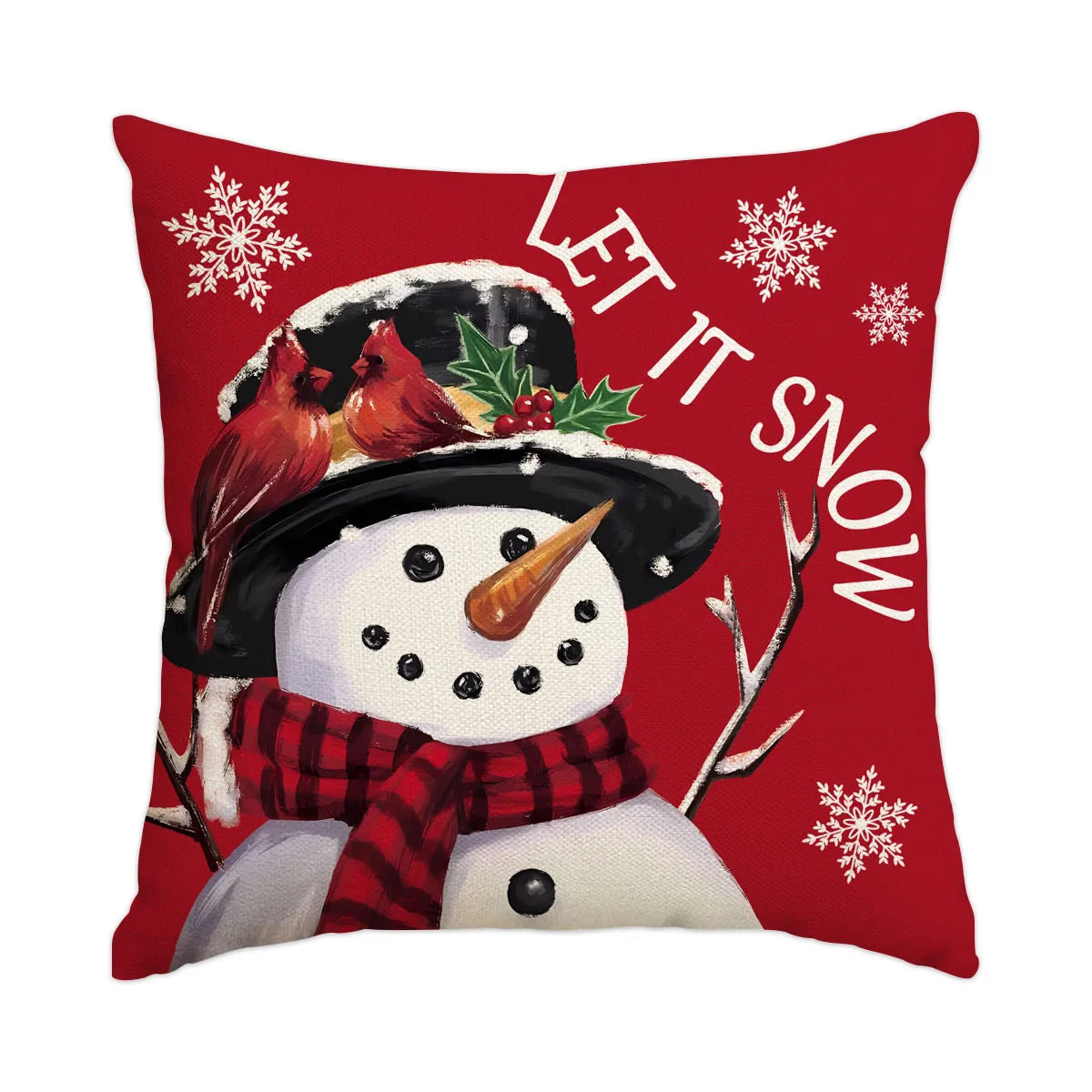 Housse de coussin de Noël à carreaux Buffalo – Confortable, classique et festive