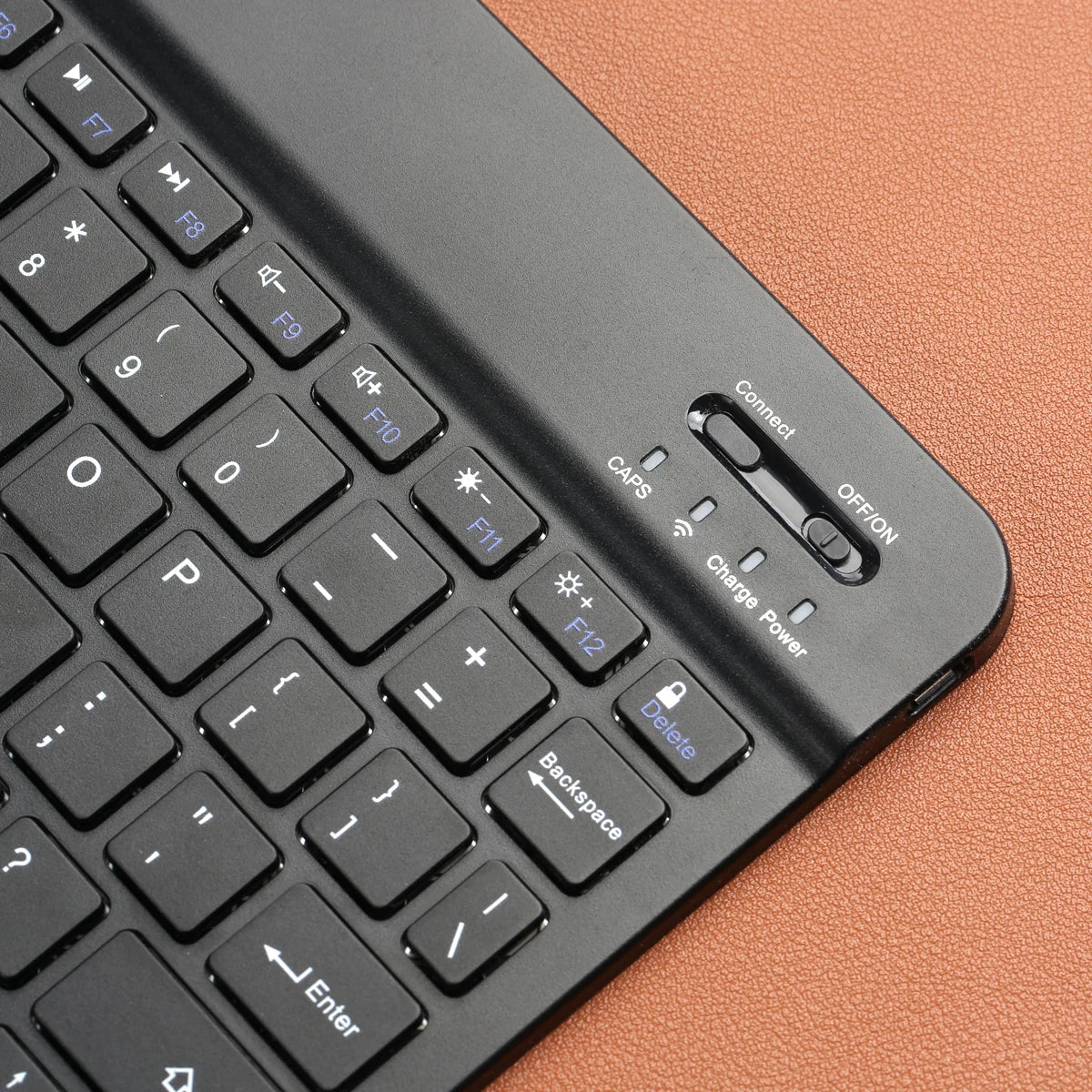 Trådløst tastatur Bluetooth-kompatibelt tastatur for Android IOS Windows Mini 78-tasters spilltastatur for PC iPad nettbretttastatur