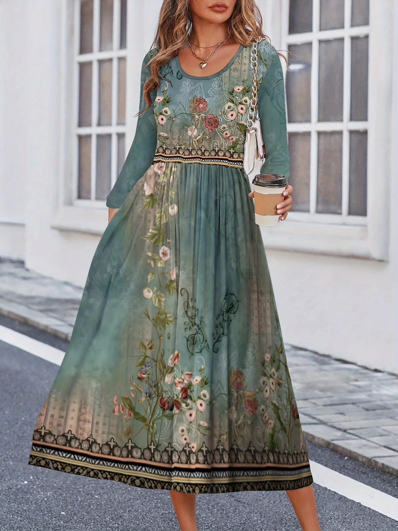 Moda Vestido Elegante de Mujer Vestido Casual Holgado de Mujer Nuevo Temperamento