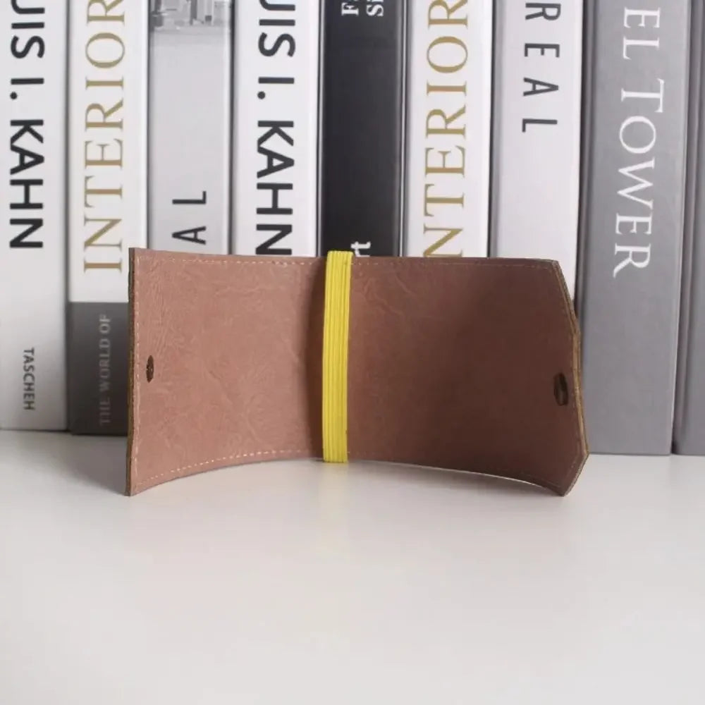 Cartera de cuero de lujo con envoltura Acceso rápido al dinero Titular de dinero Bolsa de dinero Organizador de cartera Bolsa de almacenamiento de cartera