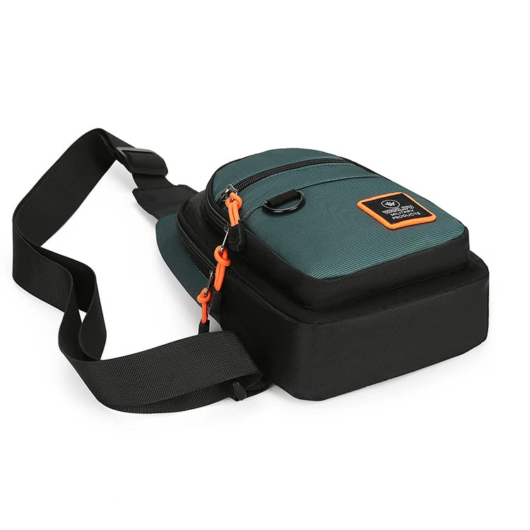 Bolso de hombro para hombre, de ocio al aire libre, para senderismo y bicicleta, bandolera deportiva impermeable, mochila de viaje, bolso de pecho para hombre, bolso de hombro