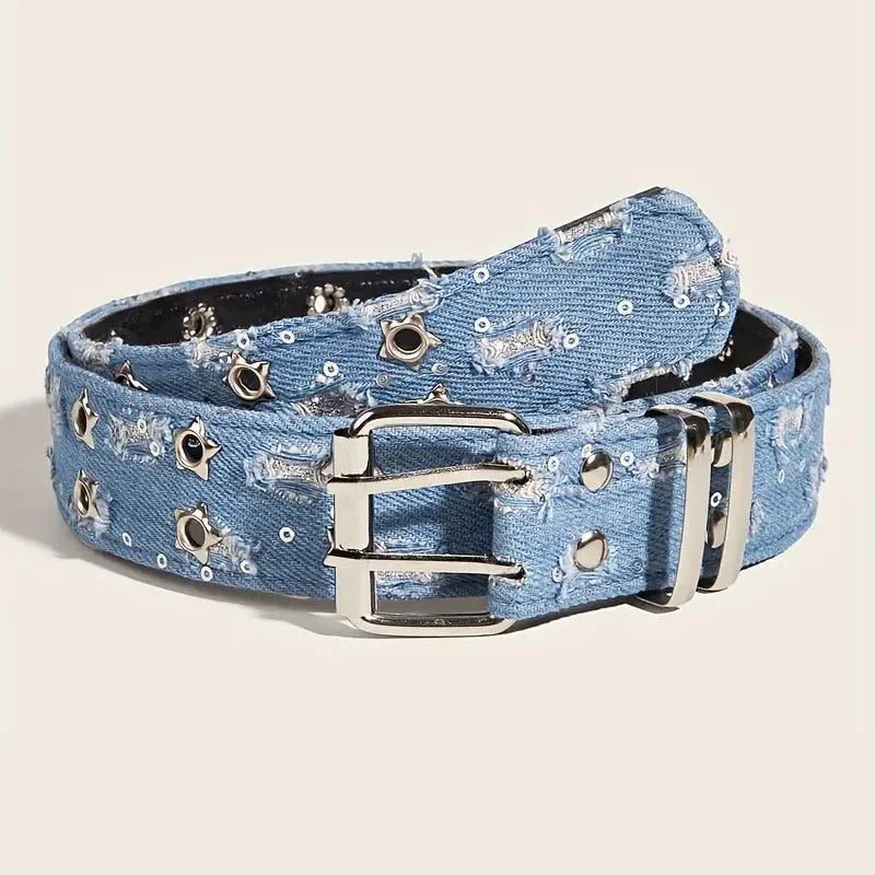 Punk Star Buckle Belt