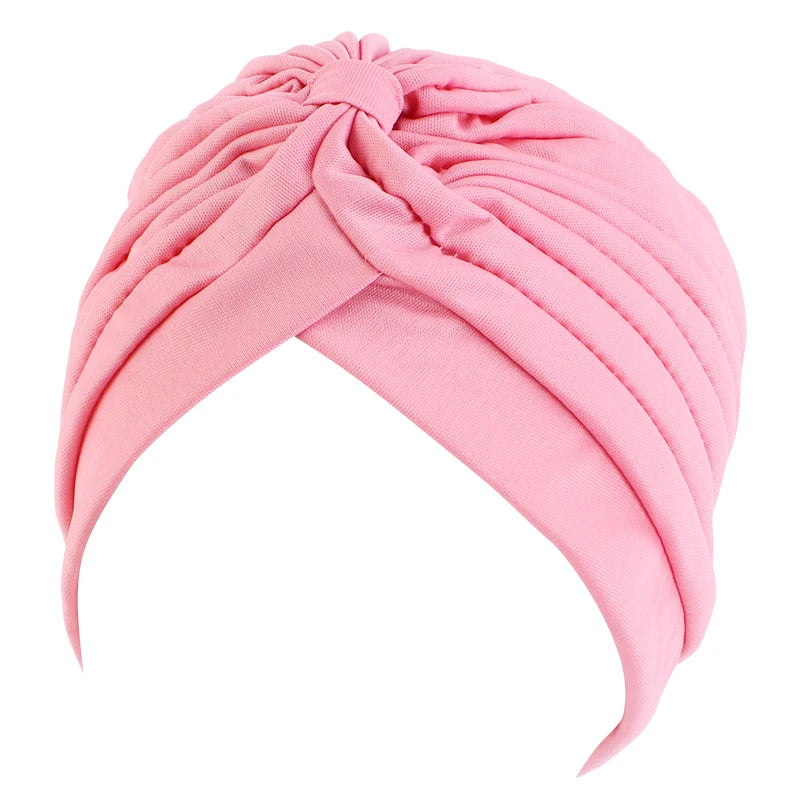 Knotted Ruffle Turban
