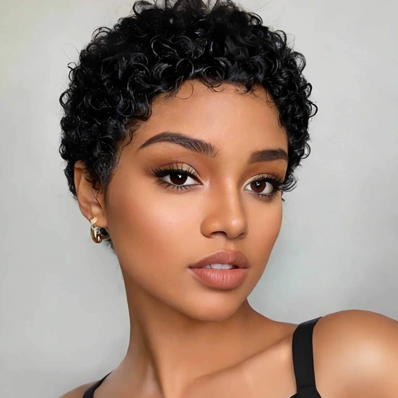 Kinky Curly Pixie Wig