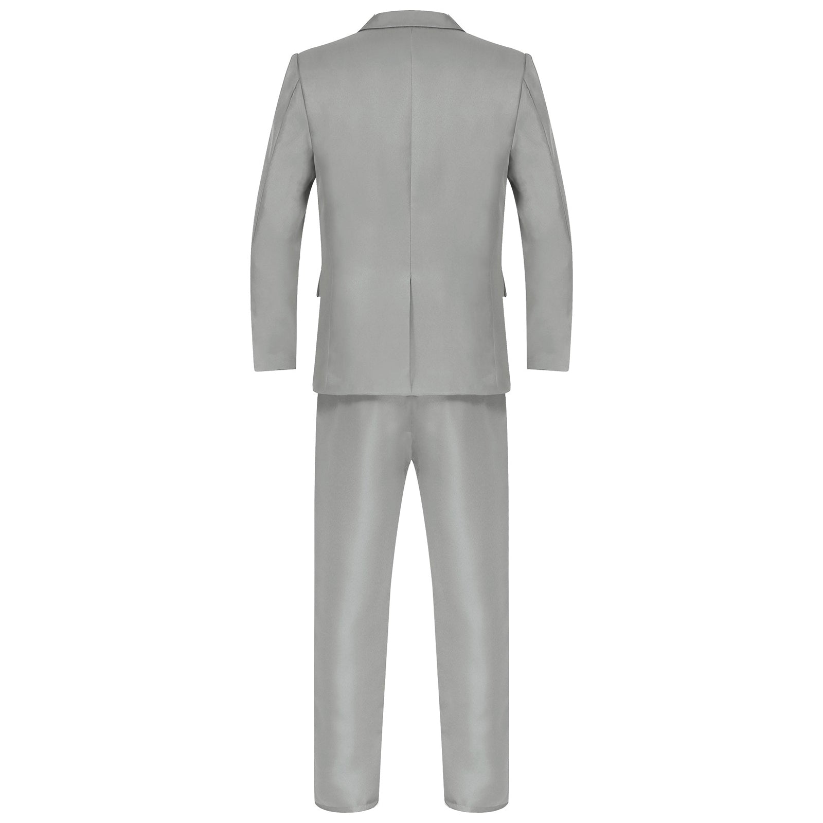 Traje de hombre de caballero de 2 piezas, uniforme formal, chaqueta de blazer de manga larga con solapa y pantalón, trajes para reuniones de oficina, negocios y fiestas de boda