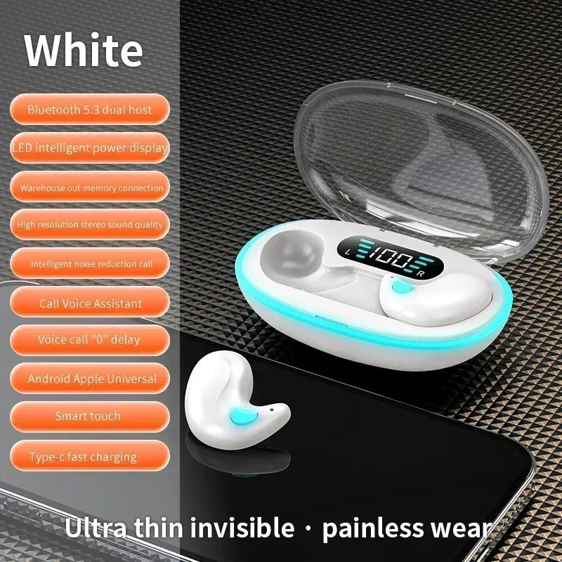 Auriculares inalámbricos Bluetooth 5.3 X55 – Auriculares deportivos y para dormir con reducción de ruido