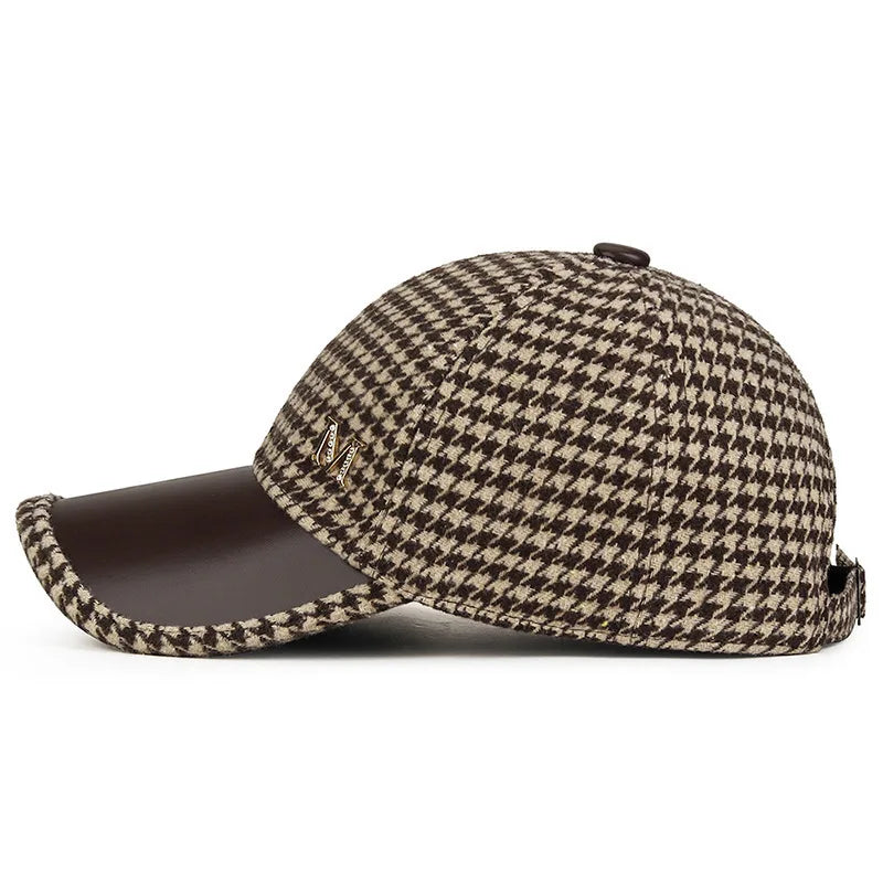 Houndstooth Baseball Cap