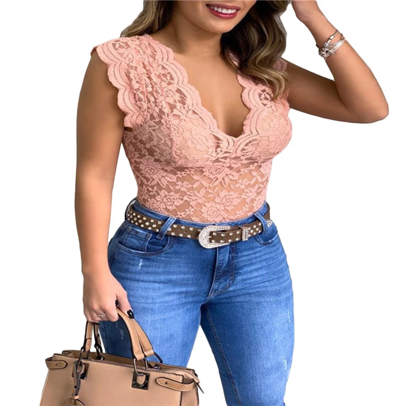 Tops para mujer, verano, sexy, cárdigan de encaje de ganchillo, color sólido informal, top de encaje calado de moda para mujer