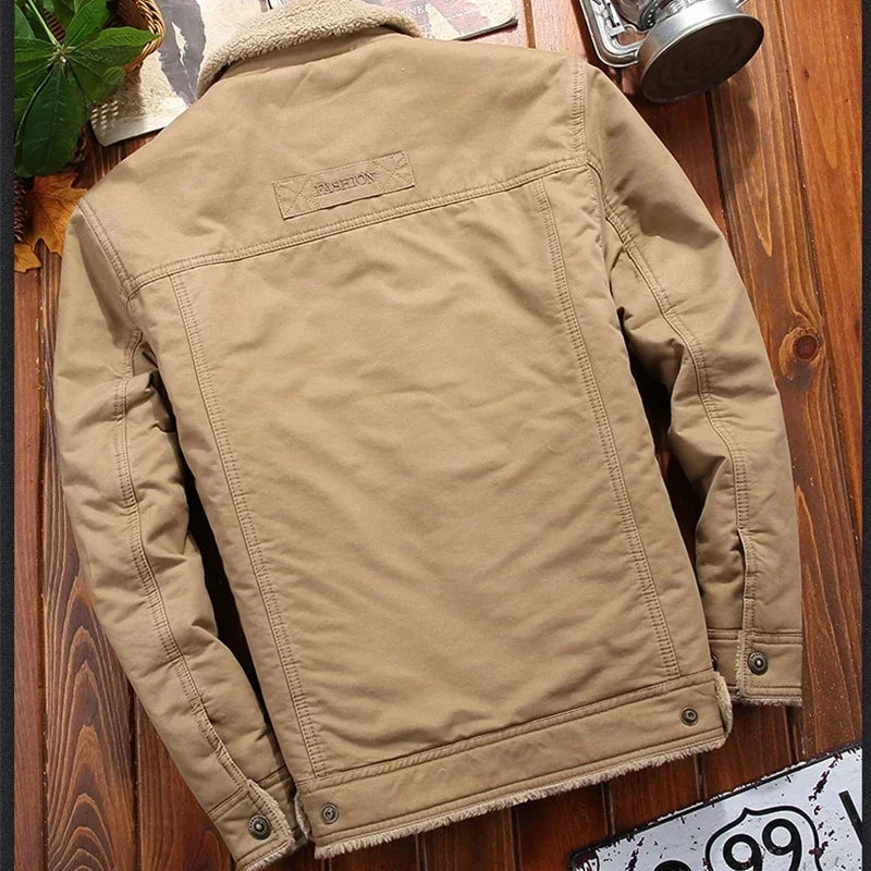 Ropa de abrigo: Chaqueta tipo bómber de forro polar, cortavientos para hombre, parkas masculinas gruesas y cálidas, chaquetas militares de invierno para hombre, abrigos con cuello de piel.