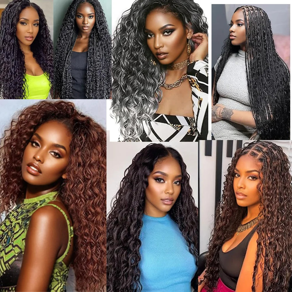 Cheveux au crochet Deep Wave, Tresse synthétique Passion Twist, Extension de cheveux bouclés afro, Tresse Water Wave Deep Twist, Cheveux Ocean Wave