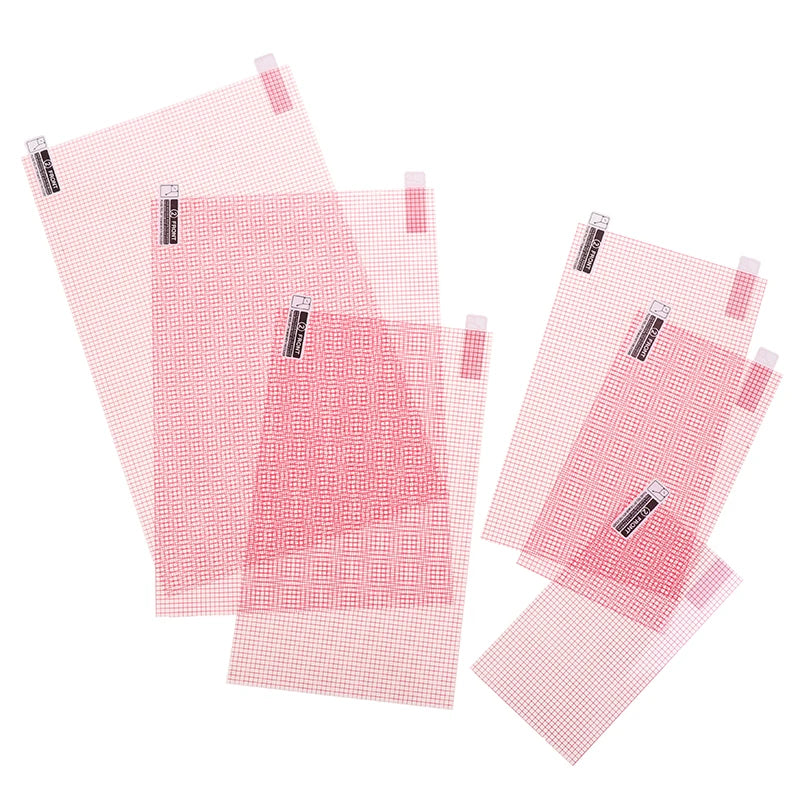 Lot de 2 films de protection d'écran universels pour smartphone, tablette, GPS, 5/6/7/8/9/10 pouces, anti-poussière et anti-rayures