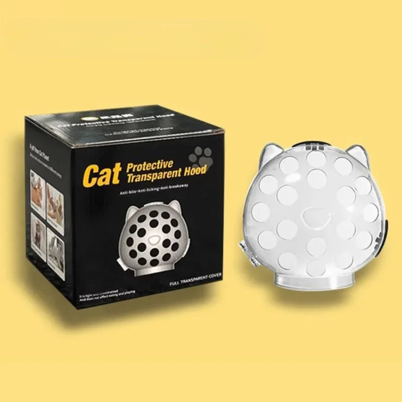 Kattehodetrekk Bærbart Gjennomsiktig Forhindrer Biting og Kloring Pustende Sikker Reise Kattebæreveske Katter Kjæledyrprodukter