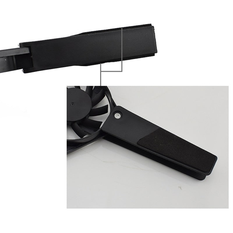 New Laptop Cooling Pad Laptop Cooler USB Powered Cooling Pad Bracket 2 Fans for Laptop Universal 7 15" 1 Laptop Stand