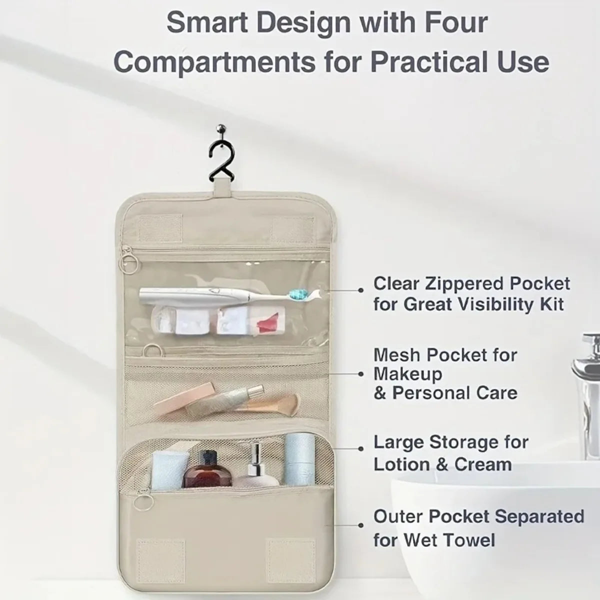 Hanging Toiletry Organizer