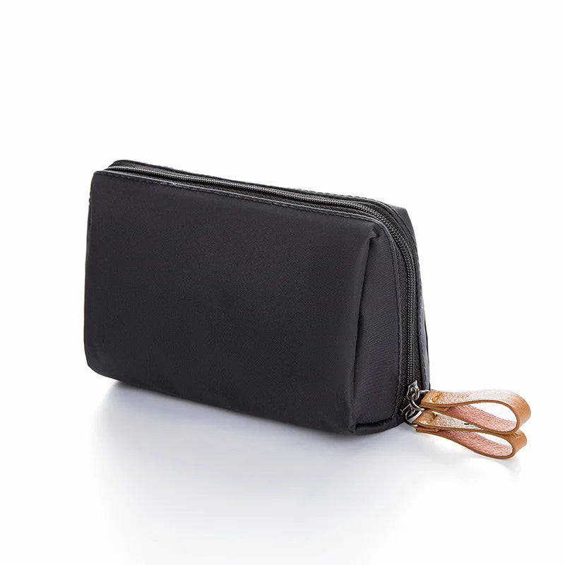 Bolsa de maquillaje pequeña, Bolsa de maquillaje pequeña para cartera, Mini estuches organizadores para cartera, Bolsa de cosméticos portátil sencilla e impermeable para pintalabios