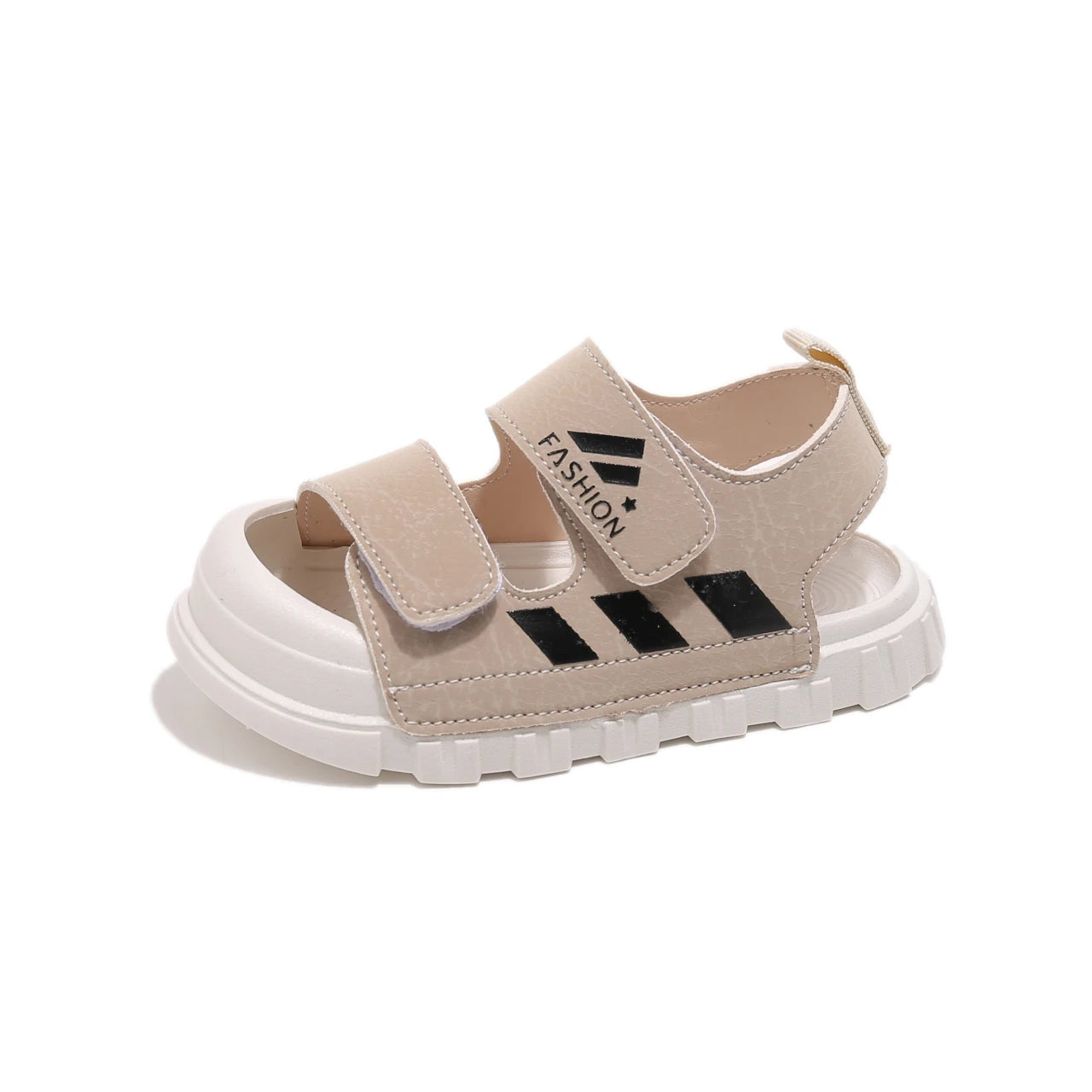 Sandalias para niños, zapatos de playa de verano para niños y niñas, sandalias para niños pequeños, sandalias de moda con punta cubierta, suaves y antinarices.