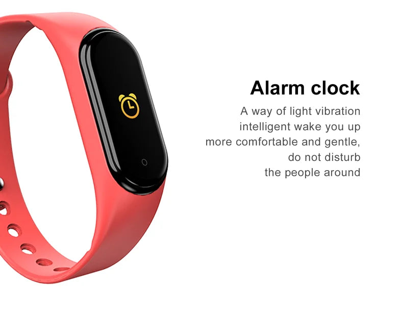 Smart Watch Wristband Waterproof Watch Blood Pressure Heart Rate Monitor Fitness Tracker Sport Smart Bracelet Electric Clock