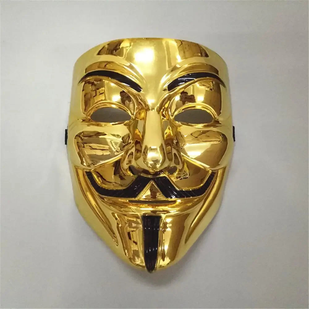 Masques de cosplay d'Halloween V pour Vendetta Film Anonymous Masque pour adultes enfants Thème du film Masque Fête Cadeau Cosplay Costume Accessoire