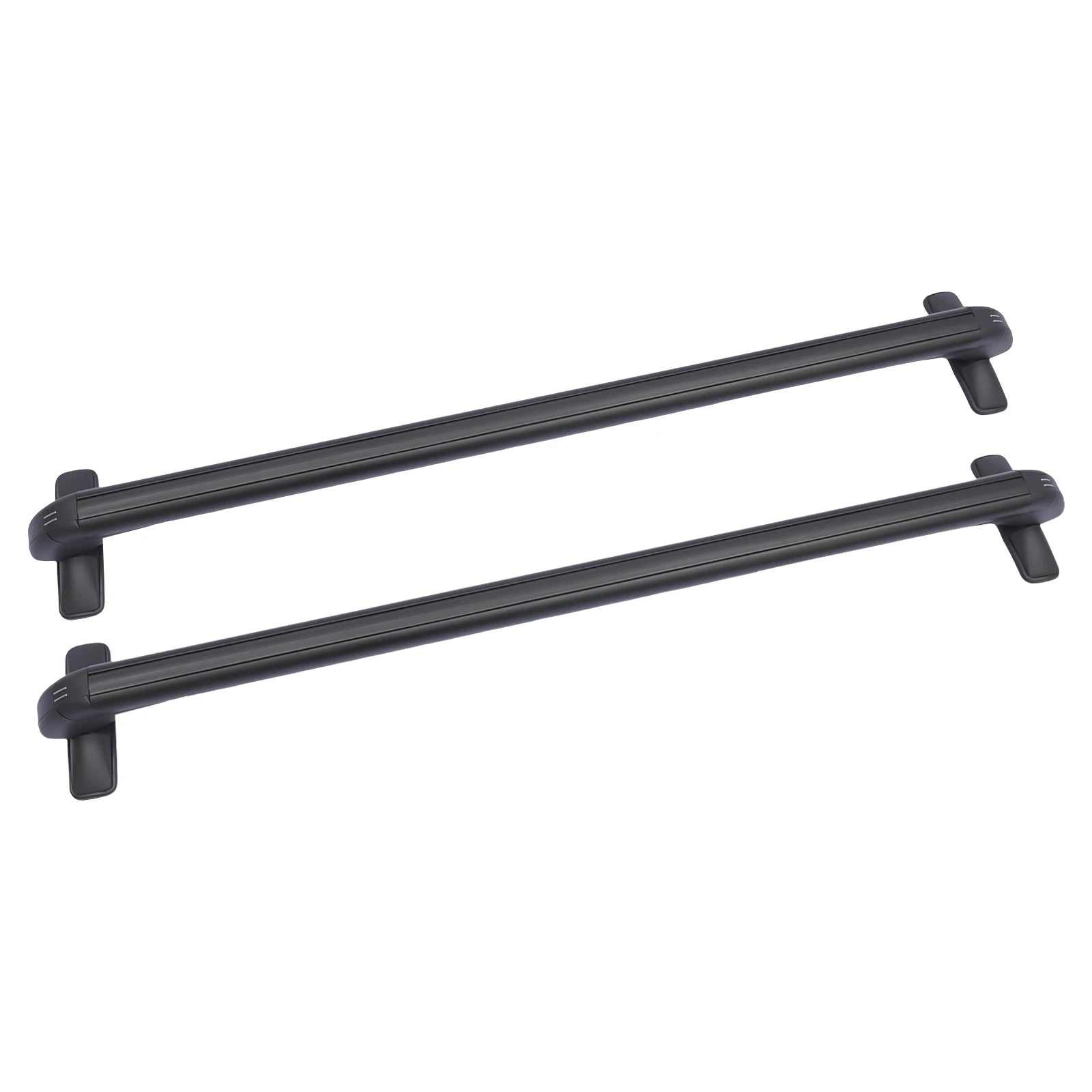 Baca de Techo Universal para Coche con Cerradura 100cm, Portaequipajes de Aluminio, Uso Universal para Coches de 4 o 5 Puertas