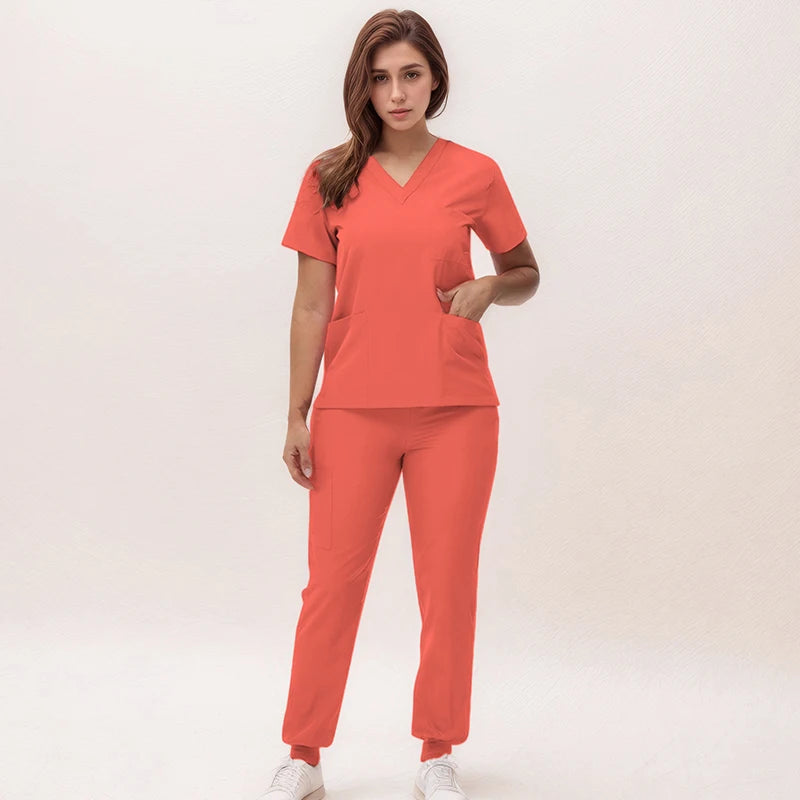 Unisex Medical Scrub Set – Modern, Comfortable & Professional for Healthcare Work