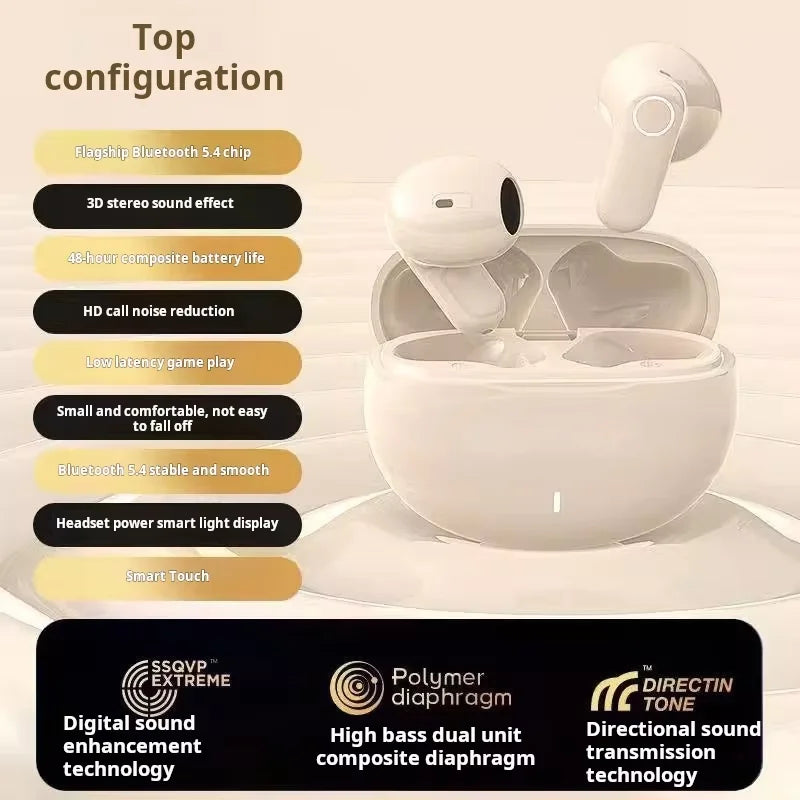 for BLACKVIEW A70 Pro Realme 9 5G Speed TWS Bluetooth Wireless Earphone 5.4 Touch Control Earbuds Stereo Music Sports Headset