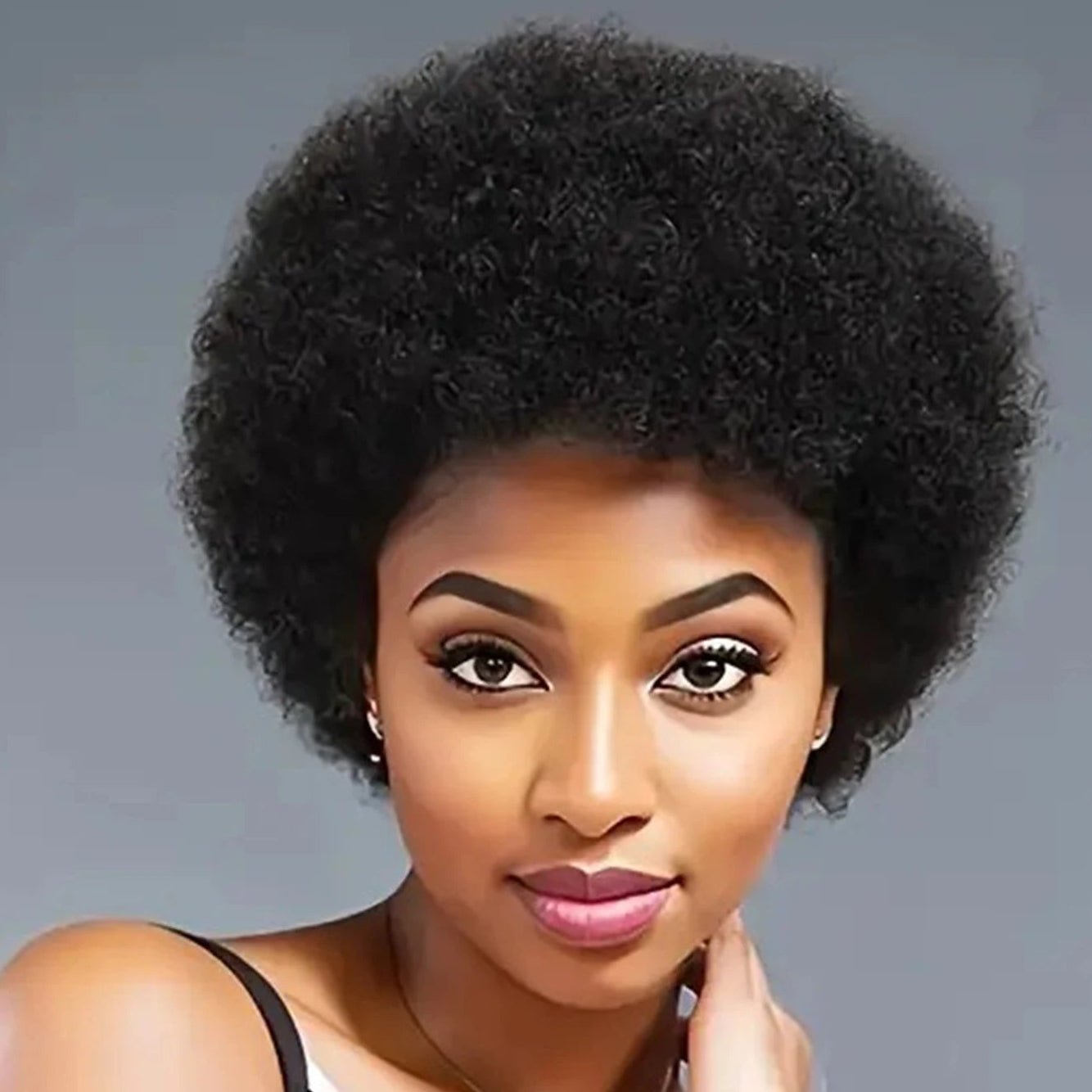 Afro Kinky Curly Pixie Wig