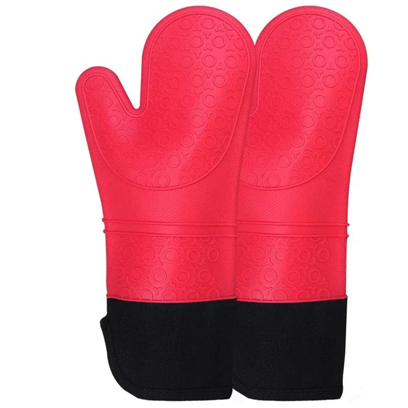 Gants de cuisine en silicone résistants à la chaleur, ustensiles de cuisson pour micro-ondes, ustensiles de cuisine, de bar, de pâtisserie