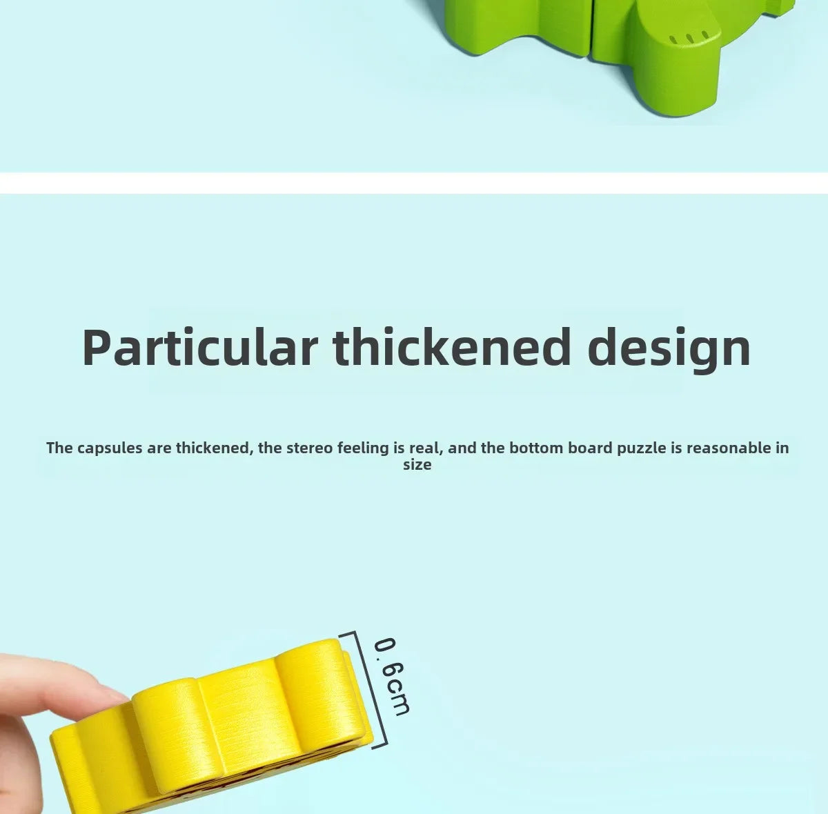 Montessori tegneserie 3D trepuslespill dyr trafikk puslespill leker for barn tidlig læring pedagogisk kognitiv spill barn gaver