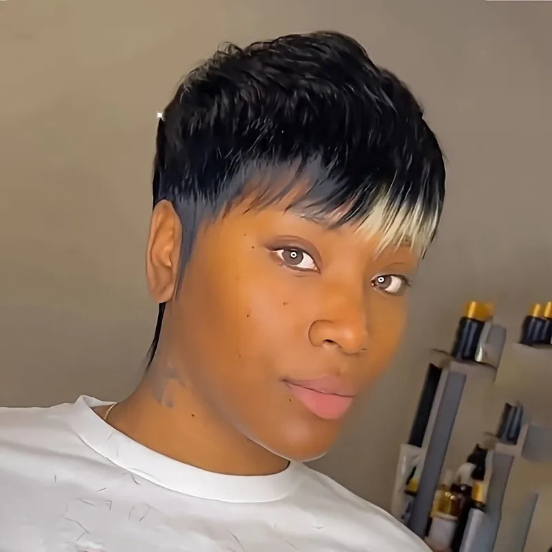 6" Retro Pixie Wig