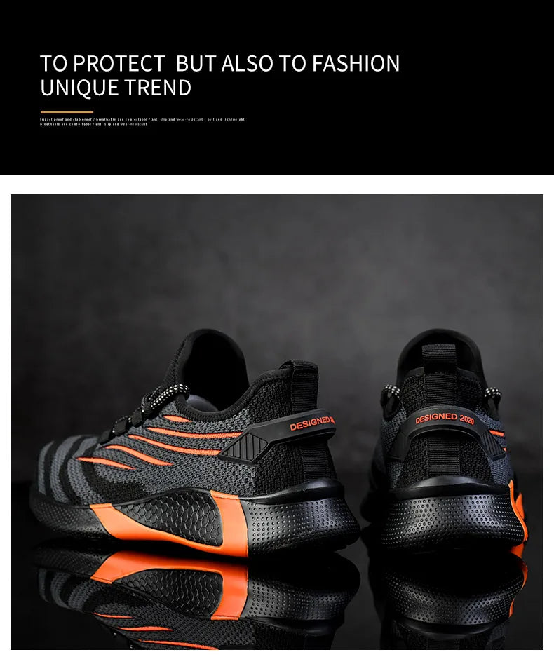Zapatos de seguridad para hombre, calzado de trabajo antipinchazos, zapatillas de trabajo para hombre, zapatos de trabajo indestructibles, botas para hombre, calzado ligero para hombre, botas de seguridad
