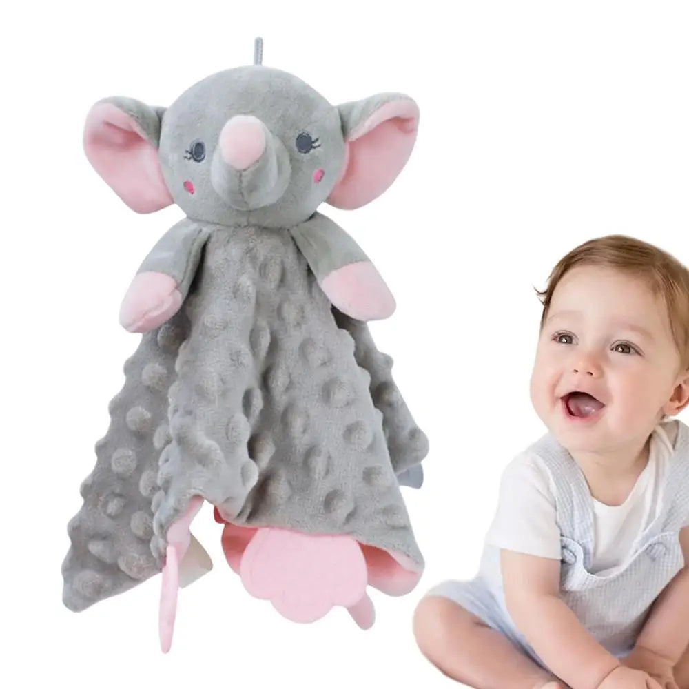 Manta de seguridad de peluche para niña, manta de peluche suave para niños, juguete de peluche unisex para niños y niñas