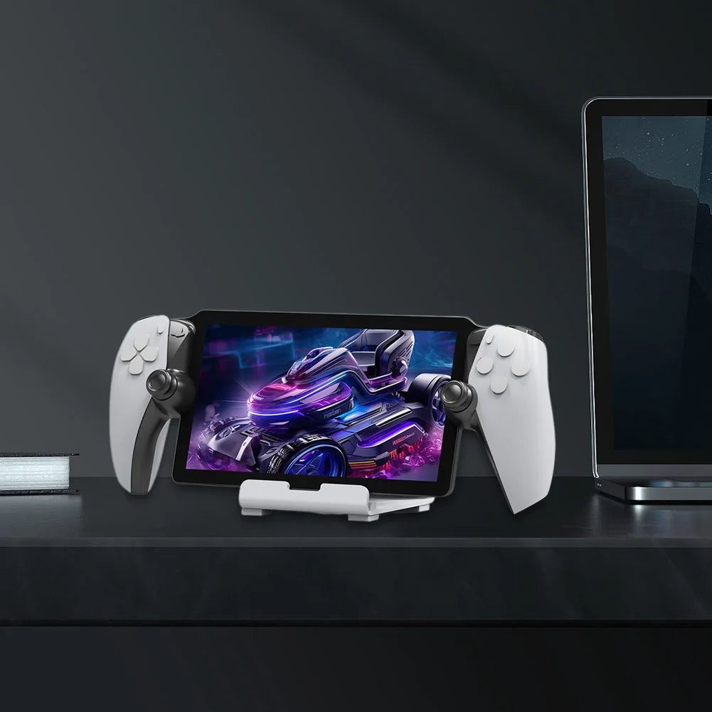 Game Console Holder Desktop Stand for PS5 Portal Support Stand with Anti-Slip Pad for Playstation Portal Steam Deck ROG Switch