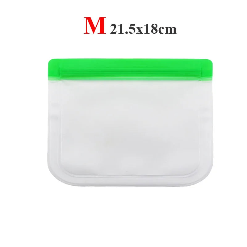 Bolsa de silicona reutilizable para alimentos