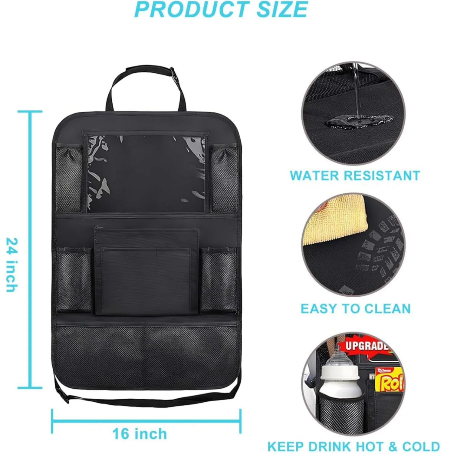 Organizador Universal para el Respaldo del Asiento del Coche