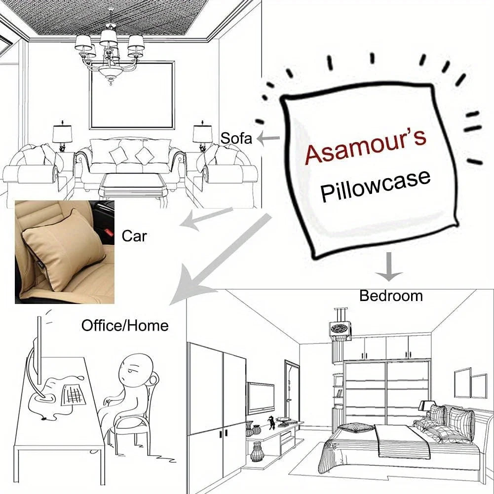 Christmas Cushion Cover – Santa & Snowman Festive Decor