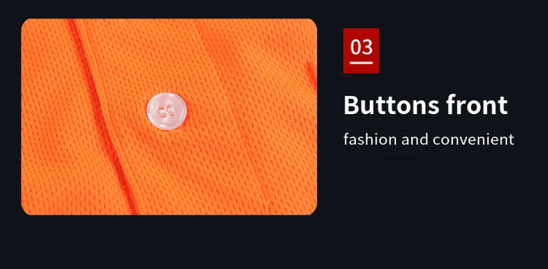 Synlighetsskjorter for arbeid Kortermet Pustende Tofarget Arbeidsklær Polo Reflekterende Uniform T-skjorte for menn Bygg