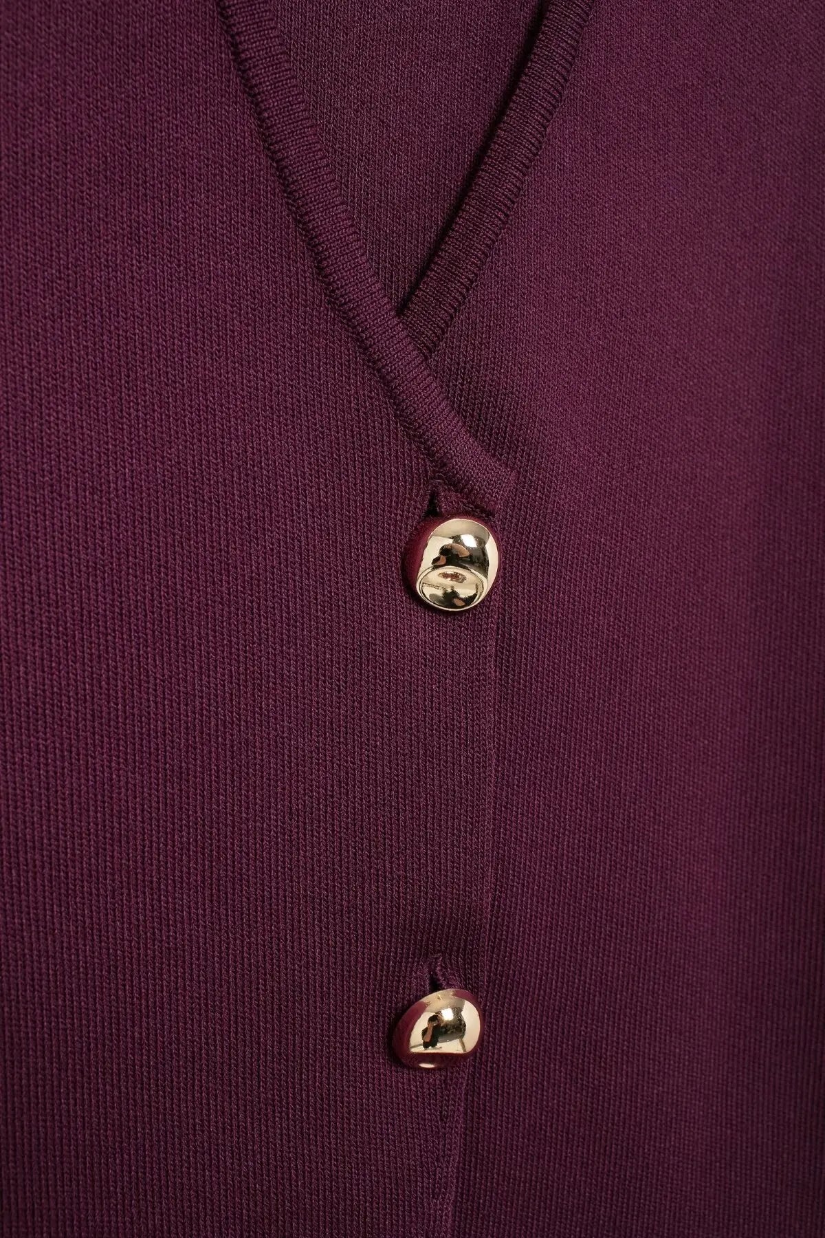 TRAFZA Conjunto de Falda de Mujer de Punto Rojo Vino con Chaleco sin Mangas con Cuello en V Ajustado + Falda Larga Sólida de Cintura Alta con Cremallera y Retazos Estilo Urbano