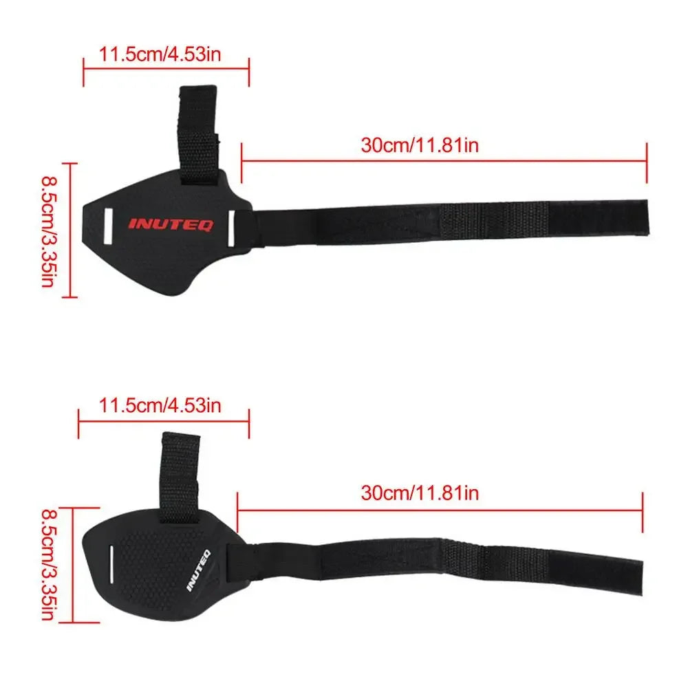 Funda antideslizante e impermeable para palanca de cambios de moto para hombres, protector duradero de bota de motocross, protección de zapato ajustable